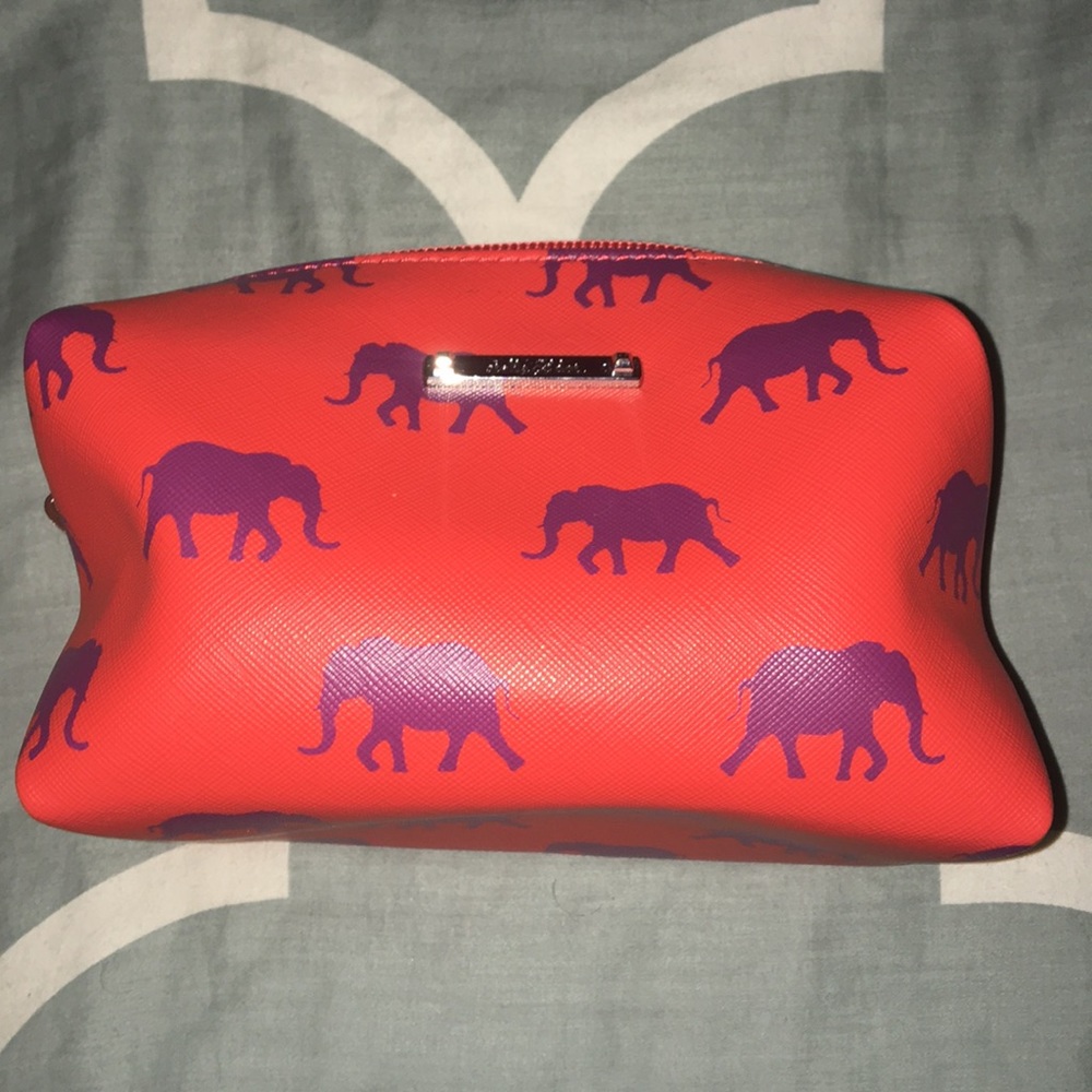 Stella dot elephant makeup pouch